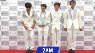 [SSTV] 110813 Incheon Korean Music Wave Red Carpet Interview - 2AM \u0026 FT ISLAND