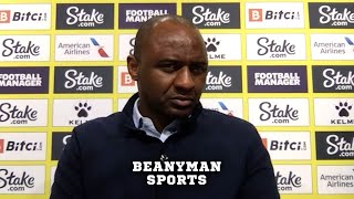 Patrick Vieira | Watford 1-4 Crystal Palace | Full Post Match Press Conference | Premier League