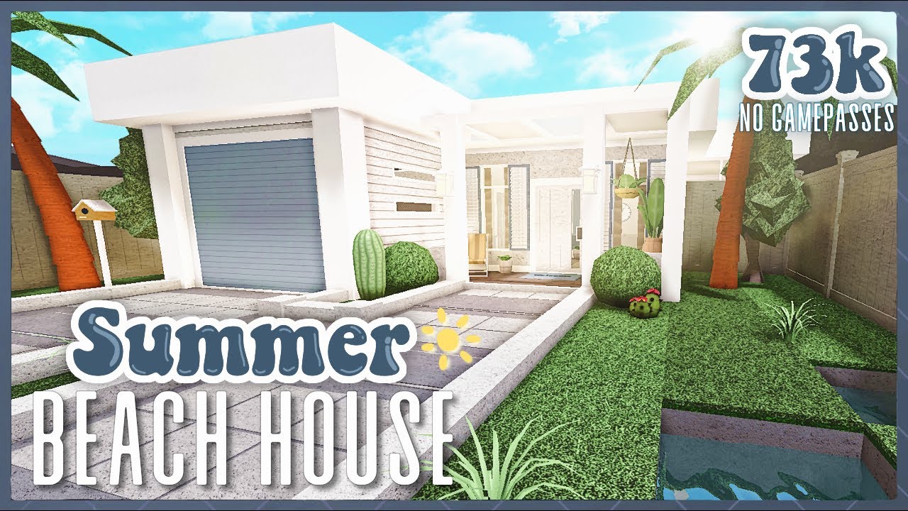 Bloxburg Beach House Speed Build Image To U Bloxburg Beach House Speed Build Image To U