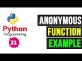 Python Programming Tutorial - Anonymous function | Lambda Function