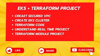 Terraform Project || How To Create Custom VPC & Kubernetes Cluster Using Terraform