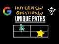 Unique Paths - LeetCode 62 - JavaScript