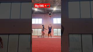 One of my worst FAILS‼️ Everyone is fine #cheerfail #fail #death #danger #almostdied #cheerleading