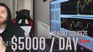 Day Trading Live (penny stock short squeeze)