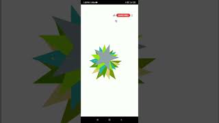Colorful star pattern using python #python #coding #shorts