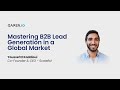 Mastering B2B Lead Generation in a Global Market: An Interview with Youssef El Kaddioui of Scalelist