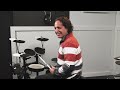 roland v drums td 02k and td 02kv electronic drum set demo