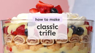 Classic Trifle (SO EASY) | Sweetest Menu