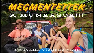 MEGMENTETTEK A MUNKÁSOK!!! - Nauyaca vízesés VLOG