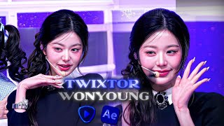 TWIXTOR 4K WONGYOUN ATTITUDE FANCAM (AE SHARPEN + TOPAZ + CC)