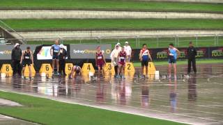 100M U18M Trae Williams 10.64 Australia Junior Championships 2014 084