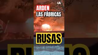 Fábricas rusas en llamas #shorts