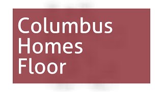 Columbus M I Homes Floor Plans