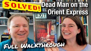 Solved! Exit: Dead Man on the Orient Express - full walkthrough + solution with Dr Gareth and Laura