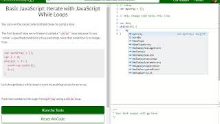 Basic JavaScript Iterate with JavaScript While Loops free code camp Dani