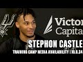 Stephon Castle's Training Camp Media Availability | 10.8.2024