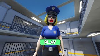 POLICE VALERY'S WOMAN! Escape Prison (OBBY) #roblox