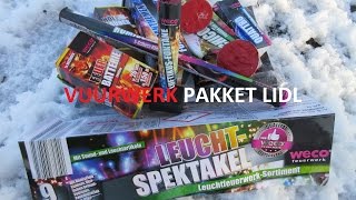 Leucht-Spektakel Weco Lidl Feuerwerk/ Vuurwerk