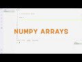 Python Lists vs Numpy Arrays