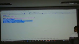Hands-on Session - Machine Learning Using Python - Part 2 - FDP BDADL-2018