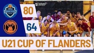 U21 BC Oostende Basket@Sea vs Bavi Vilvoorde: 80-64 (Final Cup of Flanders)