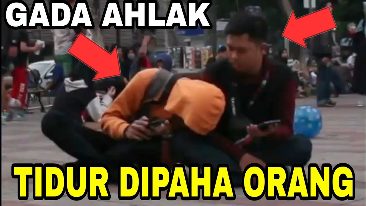Prank Tidur Dipaha Orang Youtube