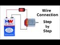 How to Connect a DC Motor to 9V Battery with On/Off Switch - Very Easy