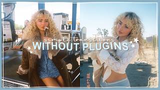 simple transitions for edits (without plugins) - after effects tutorial | klqvsluv