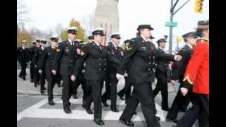 HMCS Prevost - End of Remembrance Day Ceremony 2012 - London, Ontario