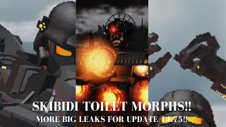 MORE JUNIORNAUT LEAKS!! DAMAGE ANIMATIONS + Update 14.75 Leaks!! Supreme Toilet Morphs Analysis!!