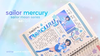 Ⓜ️ ✧ anime journal with me: sailor mercury [sailor moon series ep. 04] | 𝗲𝗽. 𝟬𝟴