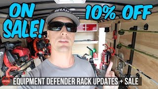 On Sale! Equipment Defender Racks Update + Special Promo Code 10% Off!