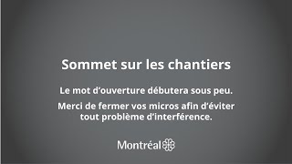 2023-03-30 - Ouverture Sommet sur les chantiers