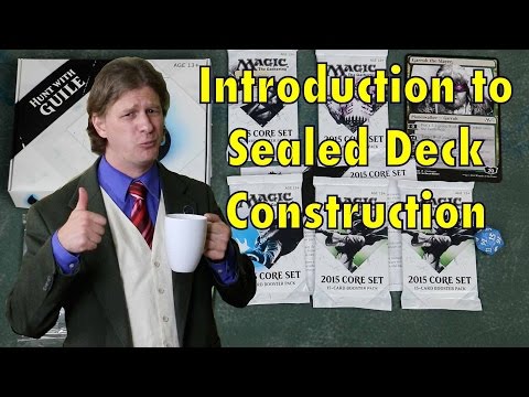 MTG - Introduction to Sealed Deck Construction 101 - For Magic: The Gathering Prerelease and Launch MTG - Introduction to Sealed Deck Construction 101 - For Magic: The Gathering Prerelease and Launch