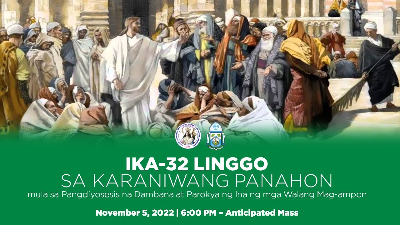 LIVE | Ika-32 Linggo Sa Karaniwang Panahon - 5:15 PM Mass - YouTube