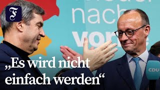 Friedrich Merz feiert Wahlsieg und erhebt Kanzleranspruch