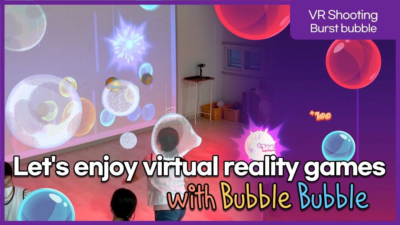 A Game Where You Get Healing By Bursting Colorful Bubbles Vr Burst