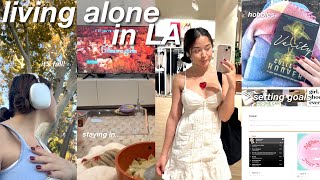 LIVING ALONE IN LA! its fall, productive days, reset routine, + getting my life together 🤍