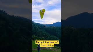 Paragliding Take-Off: A Thrilling Adventure in Bir Billing