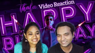 Happy Birthday Ajith Kumar | Thala Birthday Mashup 2022 Video Reaction | Manoj Maddy | Tamil Couple