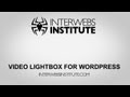 Video Lightbox in WordPress Using an Image Placeholder & Lightbox Plus Colorbox Plugin