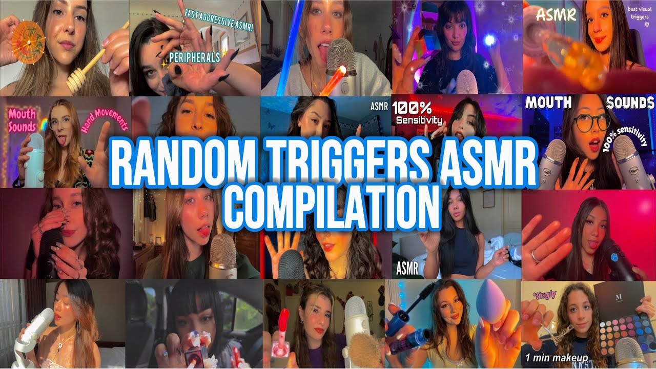 Asmr The Best Of Random Triggers Asmr Compilation Fast Agressive