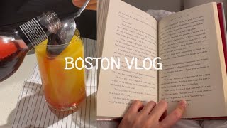 Boston VLOG: A grown up's life of enjoying home cocktails😤l Vodka Sunrise \u0026 Peach Crush