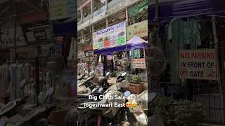 Branded cloth sale at Jogeshwari East | #viral #streetstyle #youtubeshorts #jogeshwari