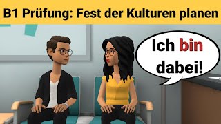 Oral exam German B1 | Plan something together/dialogue | talk Part 3: Festival of cultures