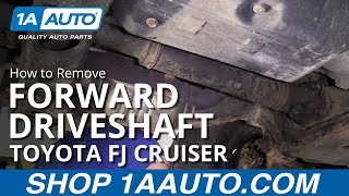 How to Replace Forward Driveshaft 07-14 Toyota FJ Cruiser