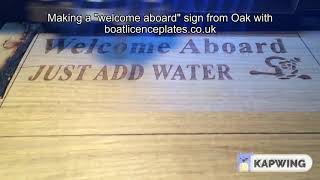 boatlicenceplates.co.uk - Laser engraving a \