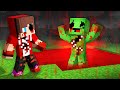 JJ and Mikey Became EVIL with BLOOD RAIN in Minecraft! - Maizen