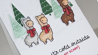 How to make a cute Winter card