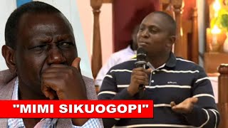 FORGET GACHAGUA!! Listen to what MP Ngogoyo told Ruto face to face today in Church!🔥